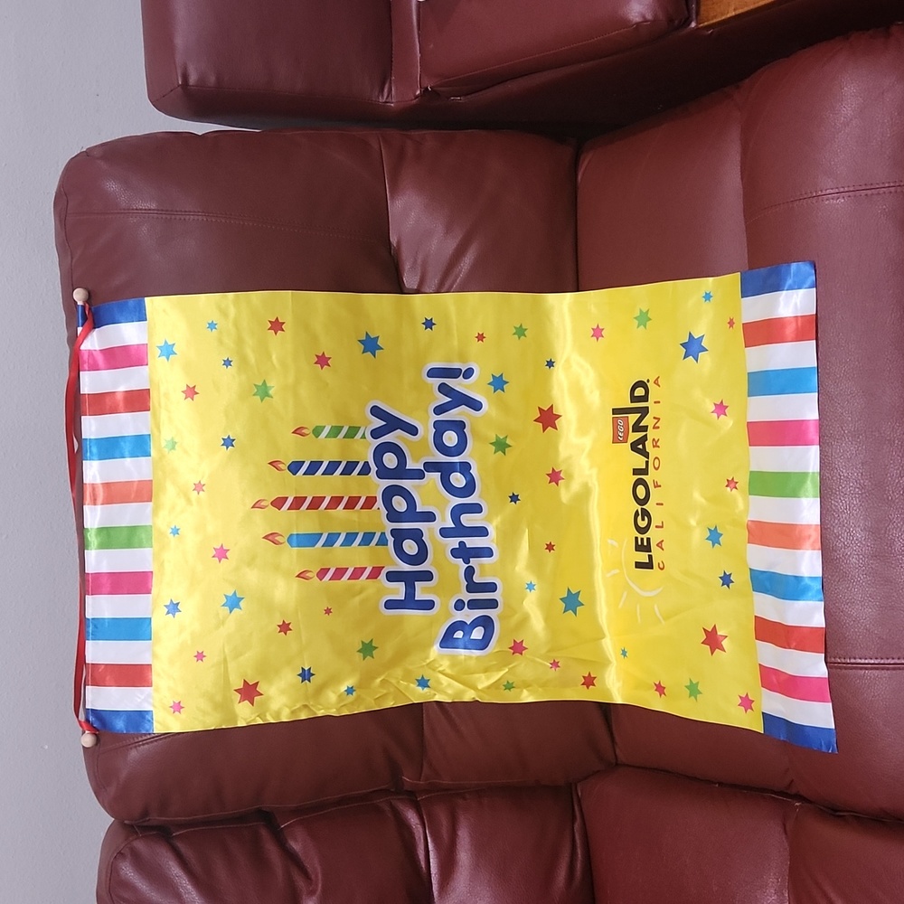 Legoland banner Happy Birthday